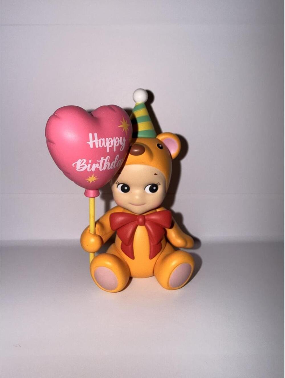 Sonny Angel Orange Birthday Bear